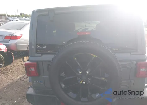 2021 Jeep Wrangler 4Xe Unlimited Sahara 4X4 z USA, uszkodzony, nr VIN 1C4JJXP67MW688912